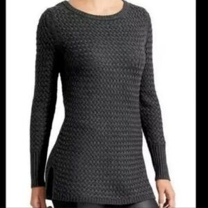 Athleta Cypress Wool Blend Basketweave Sweater S